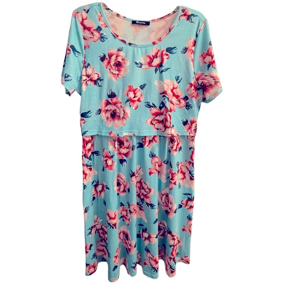 Quinee Maternity Nursing/Breastfeeding Dress - Picture 4 of 8